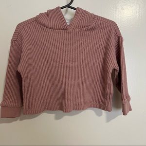 Gap waffle knit hoodie EUC